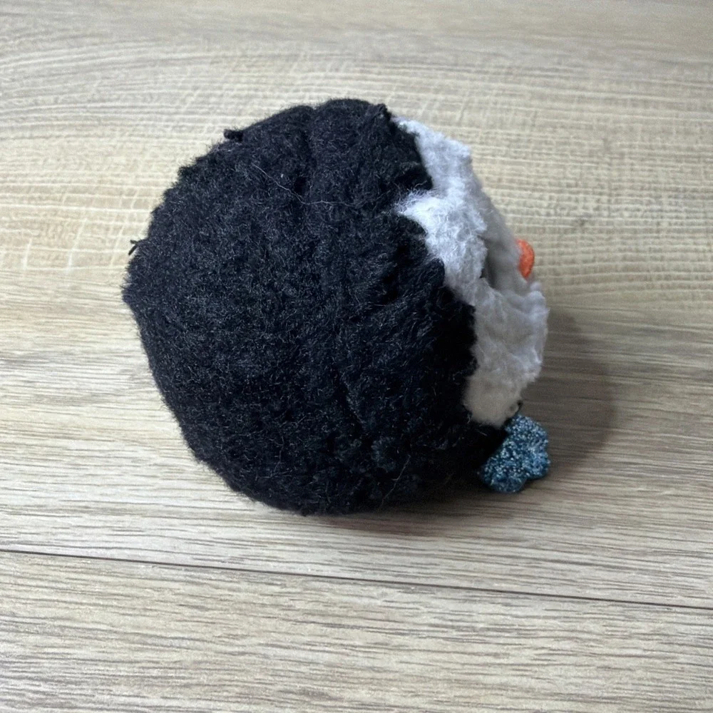 Ty Puffies Waddle Penguin Plush Sparkle Beanie‎ Boos Round Cute Black White Soft